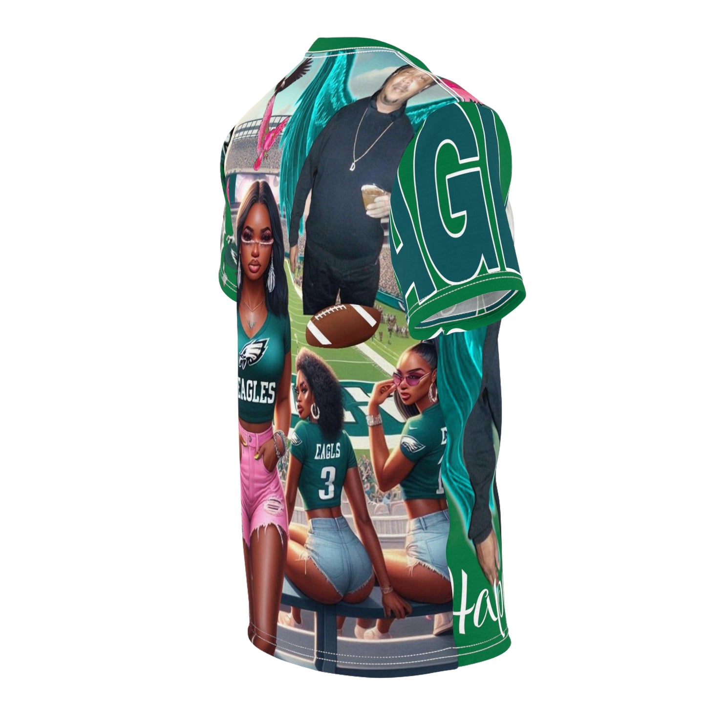 Unisex Cut & Sew Tee (AOP)