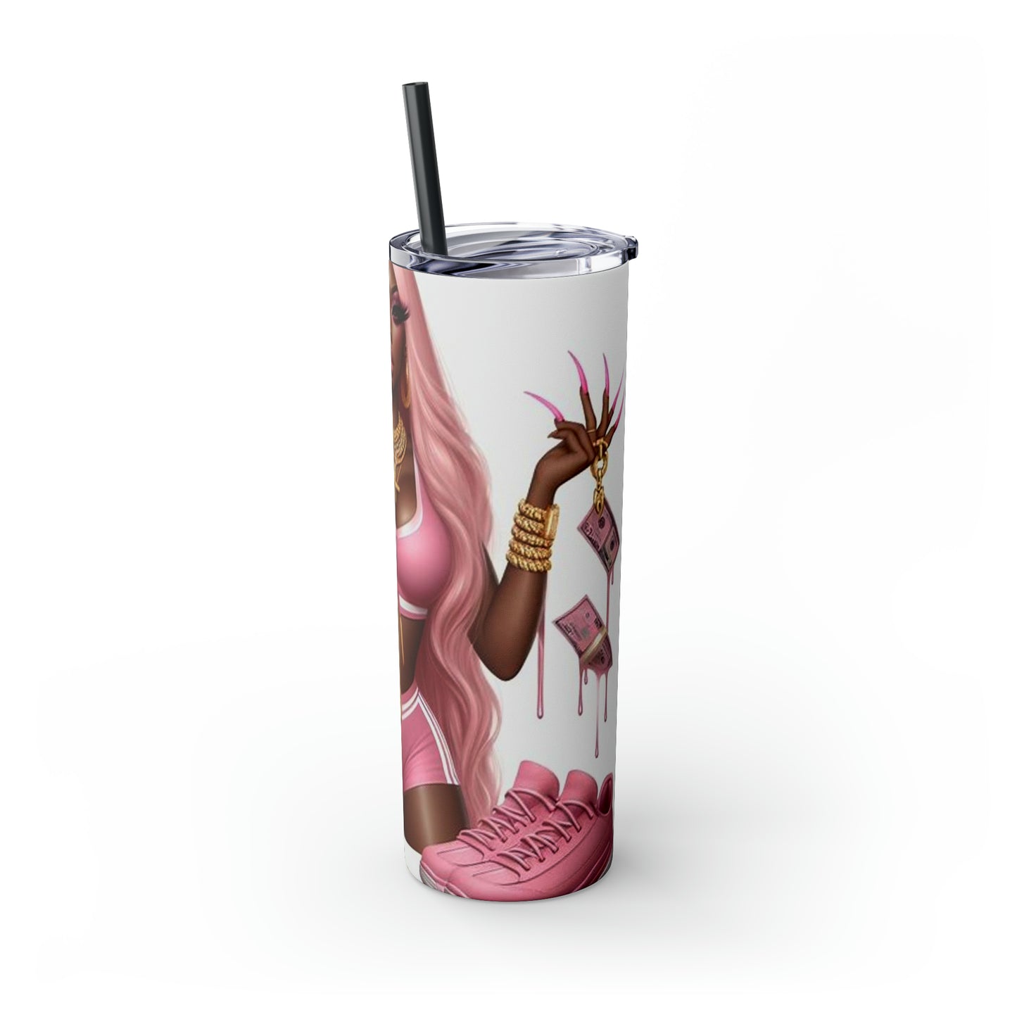 Skinny Tumbler with Straw, 20oz