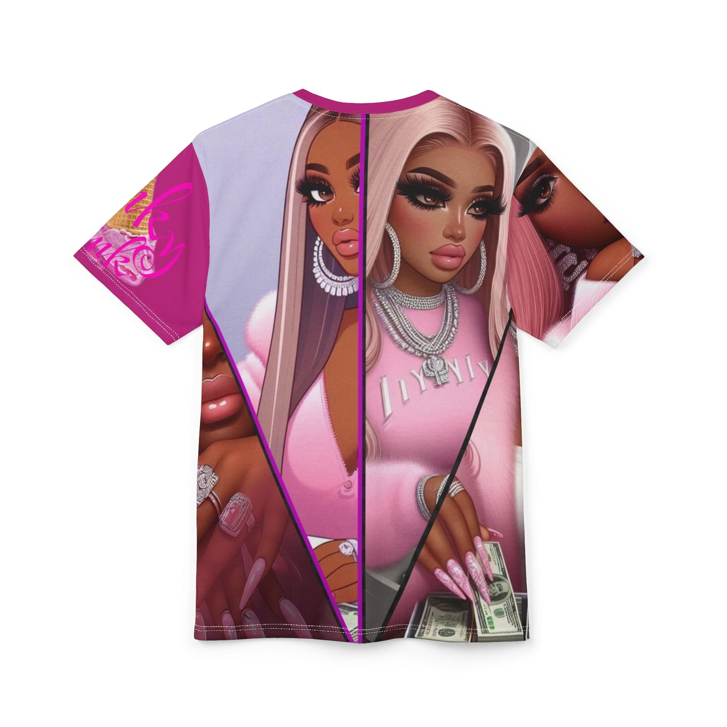 Unisex Cut & Sew Tee (AOP)pinkypink