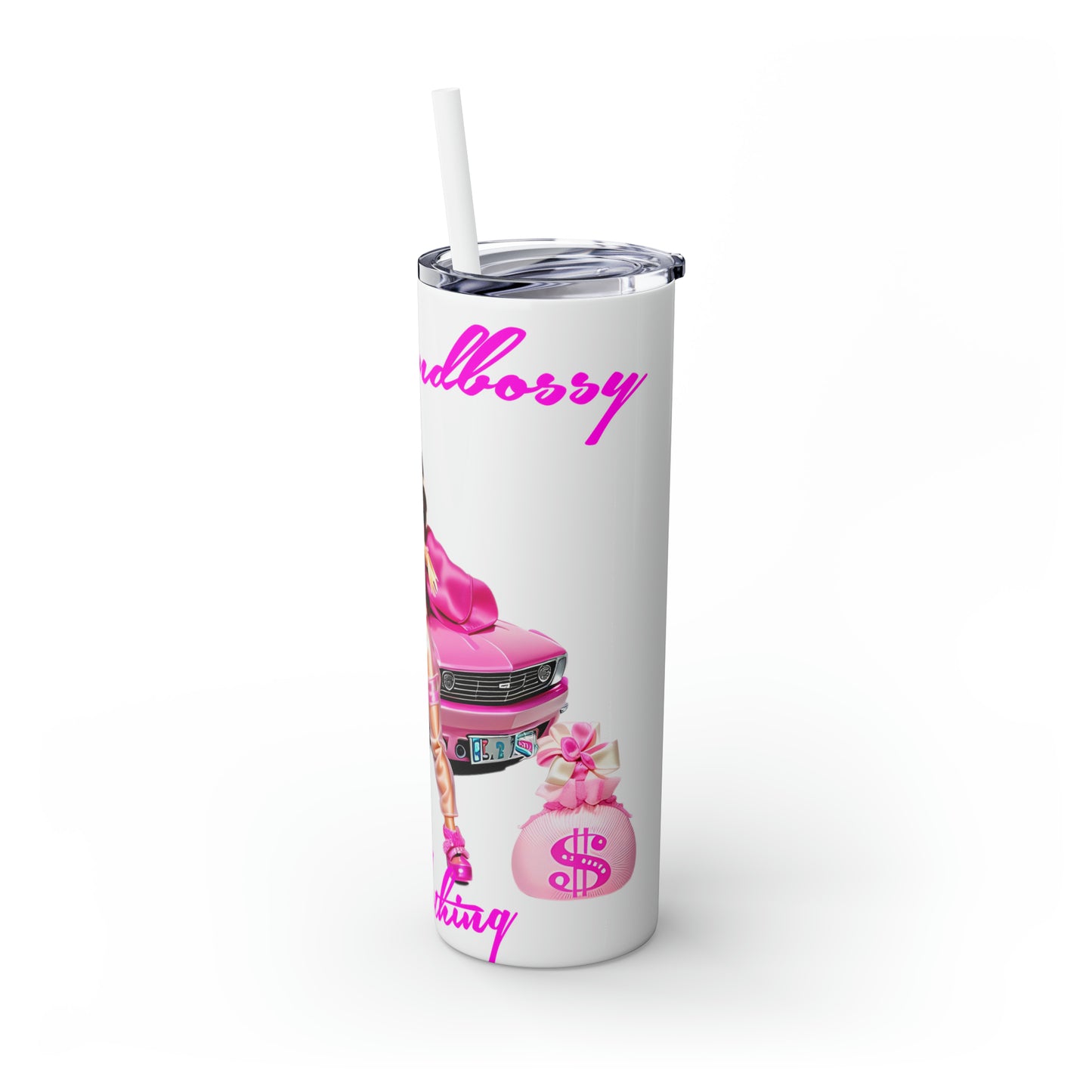 Skinny Tumbler with Straw, 20oz