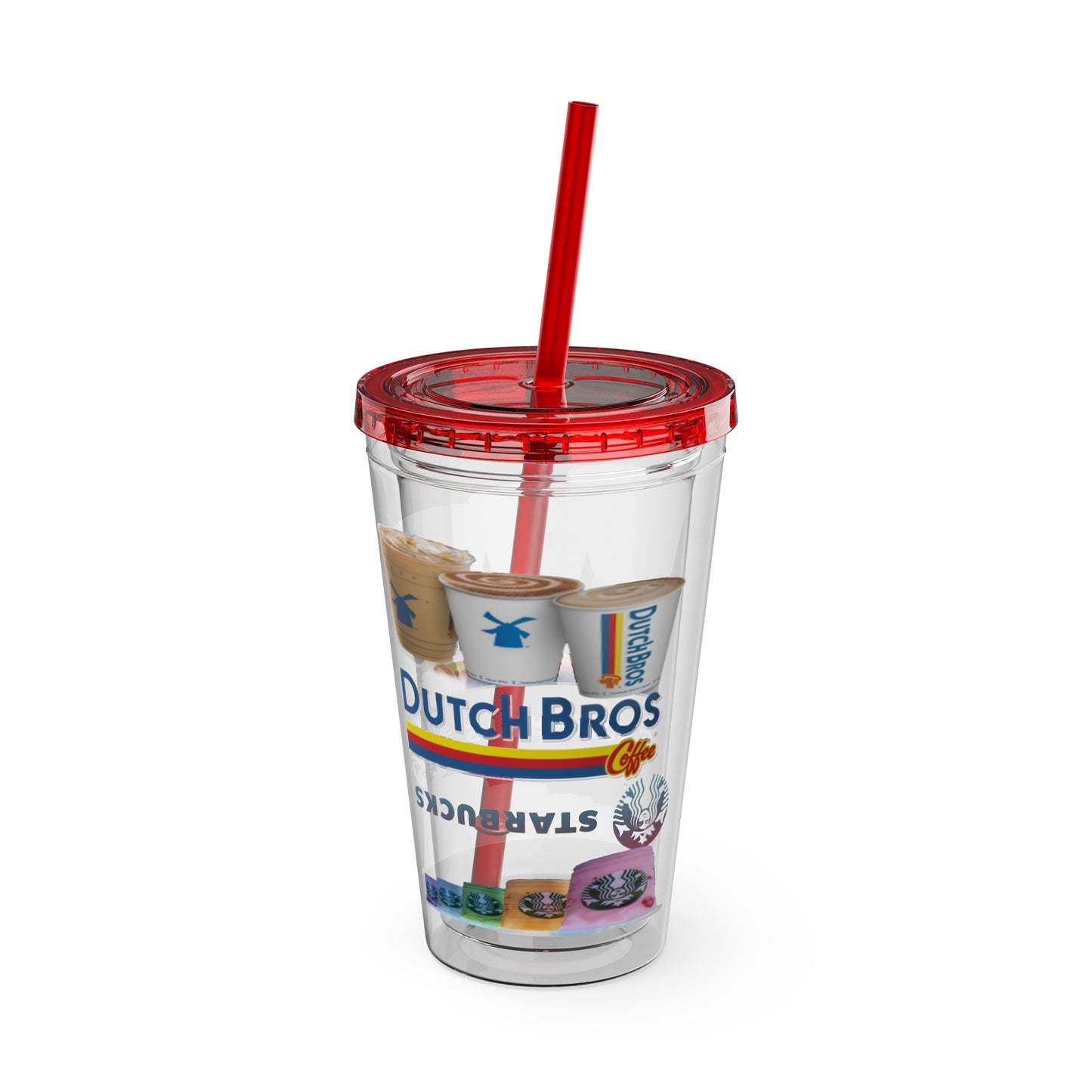 Sunsplash Tumbler with Straw, 16oz