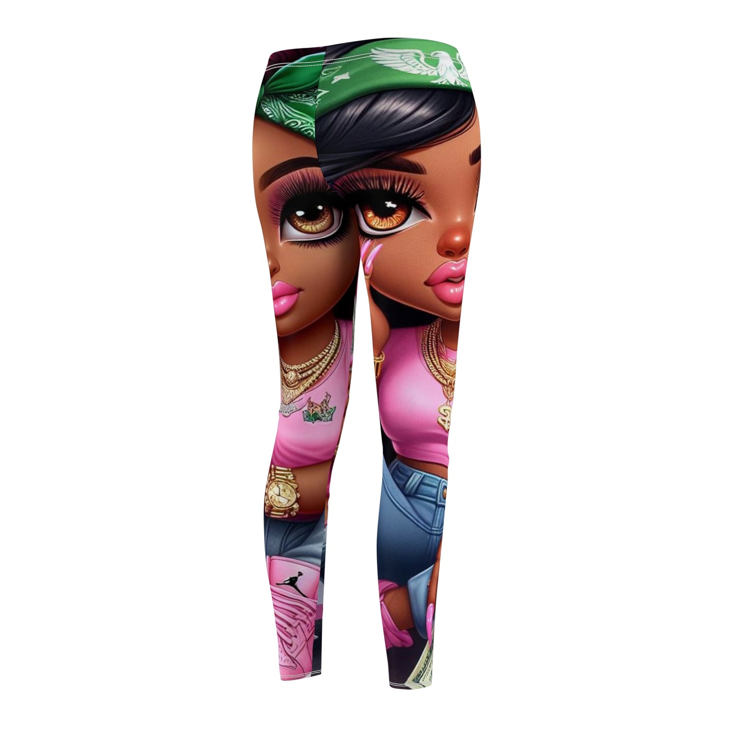 Women's Cut & Sew Casual Leggings (AOP)