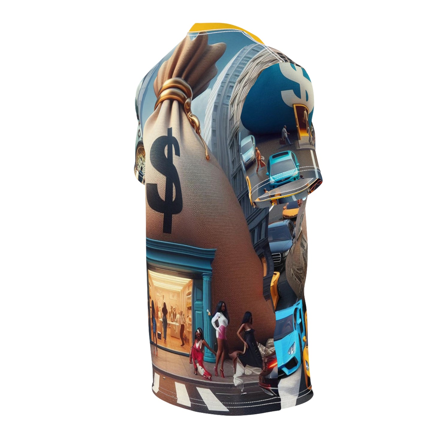 Unisex Cut & Sew Tee (AOP)