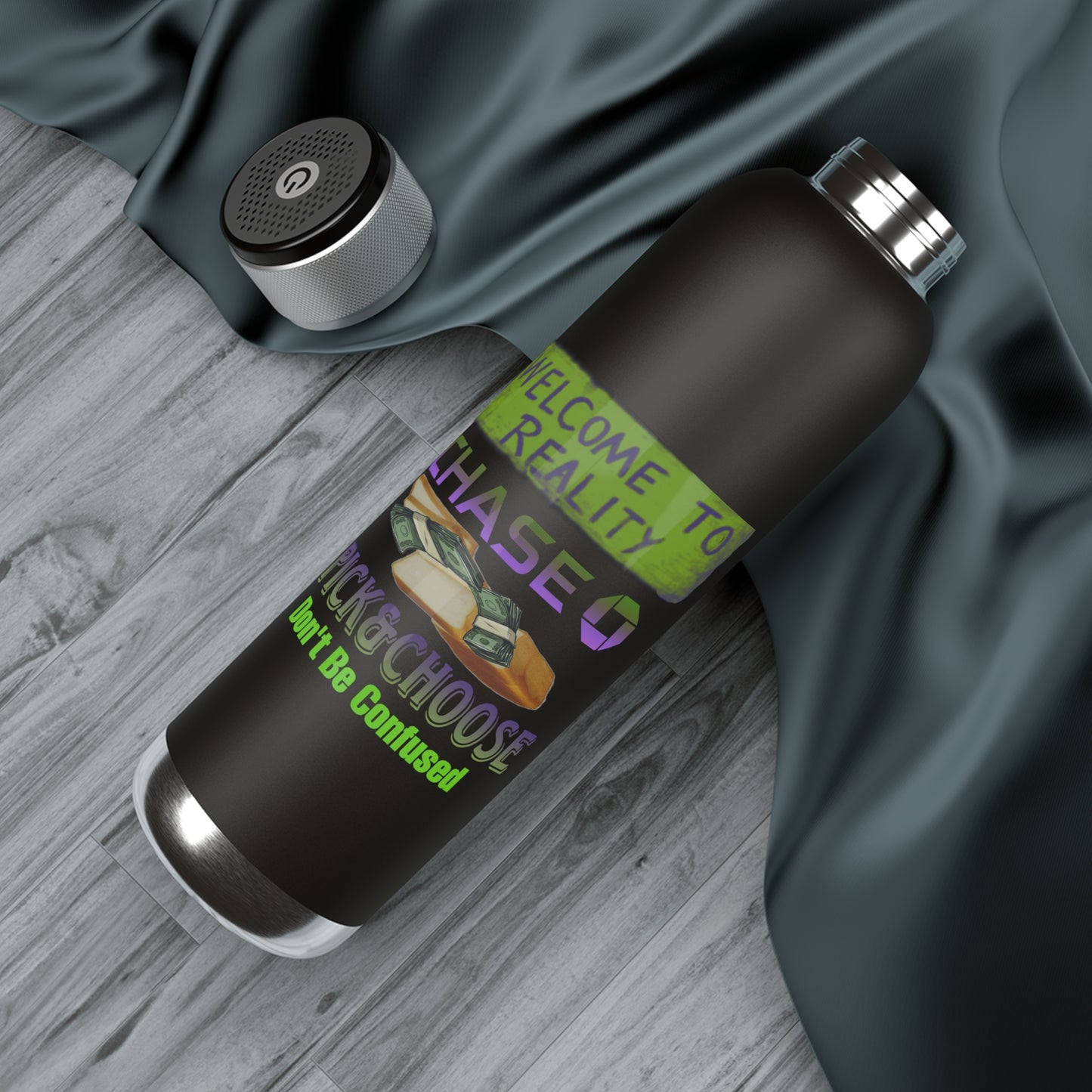 Soundwave Copper Vacuum Audio Bottle 22oz