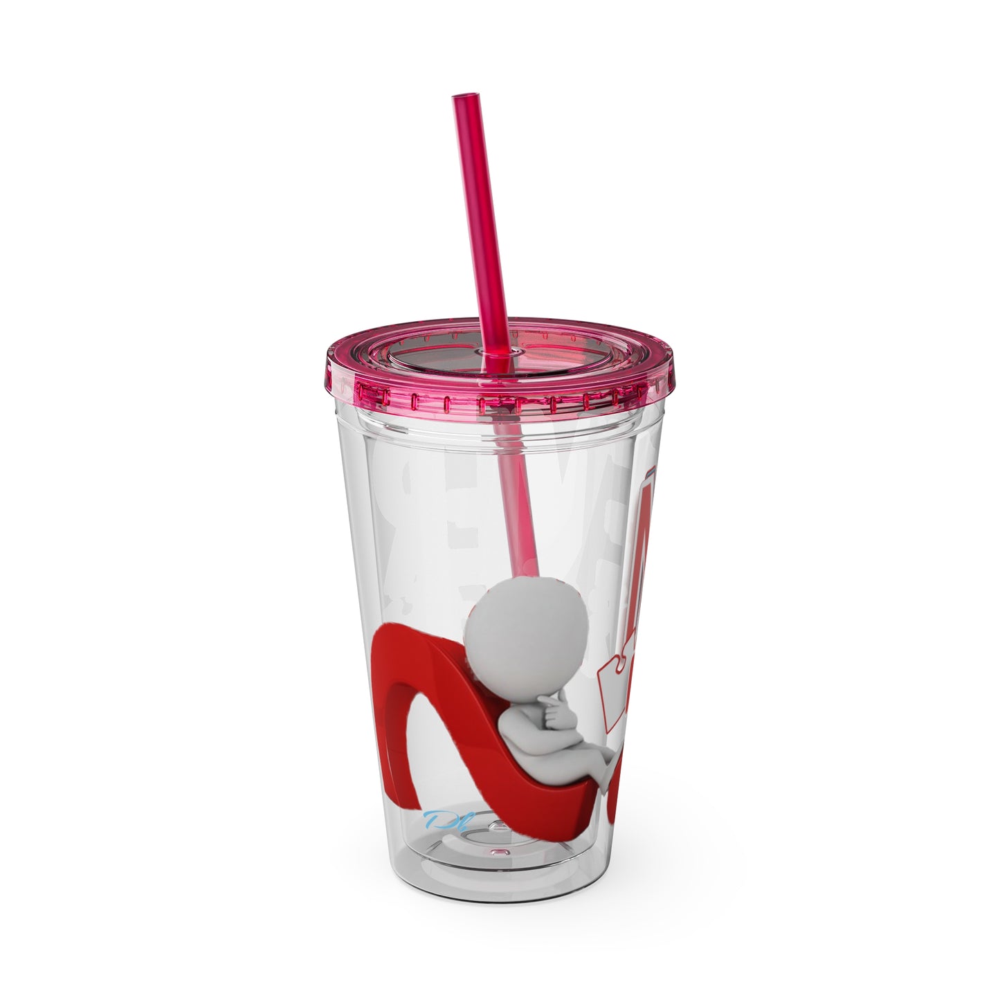Sunsplash Tumbler with Straw, 16oz