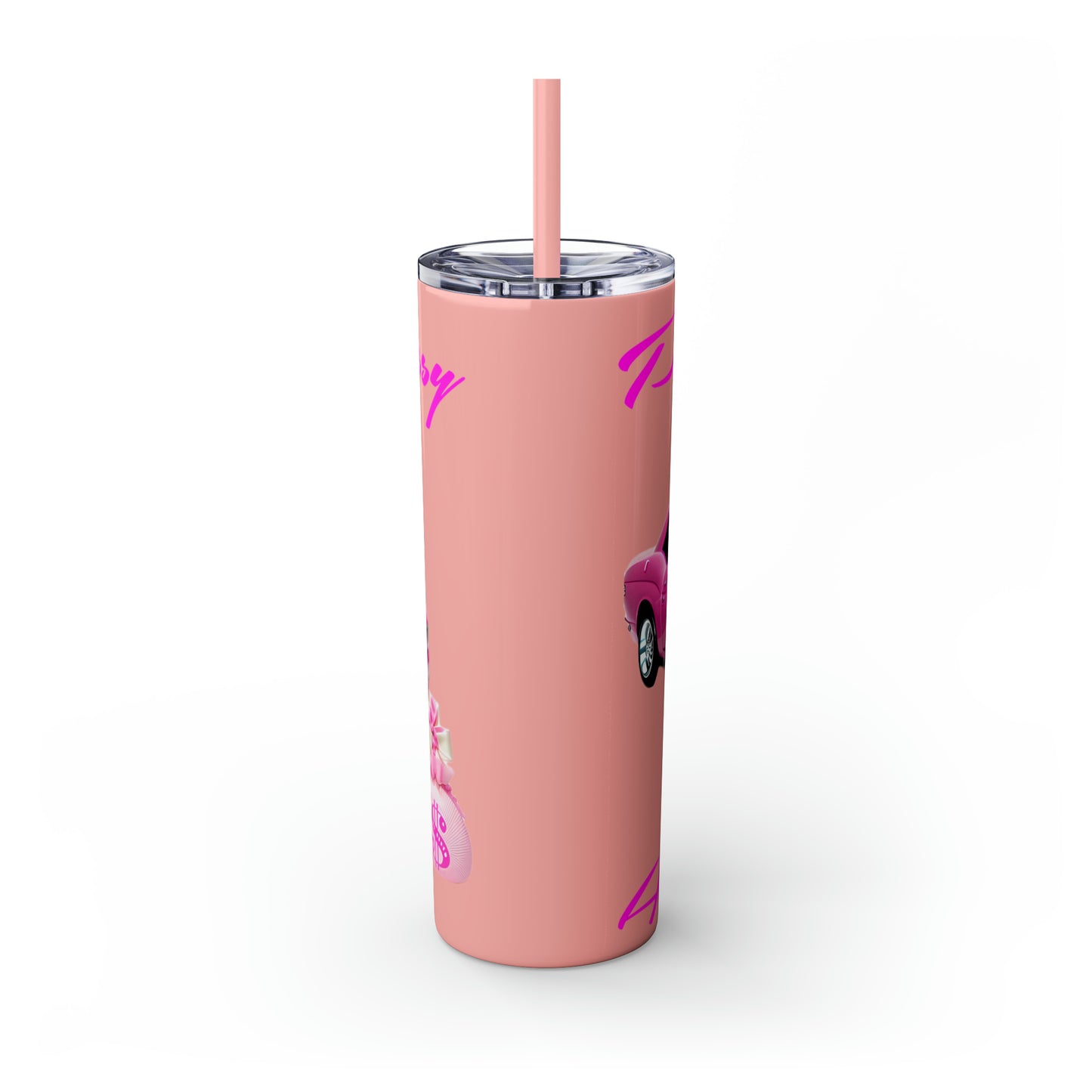 Skinny Tumbler with Straw, 20oz