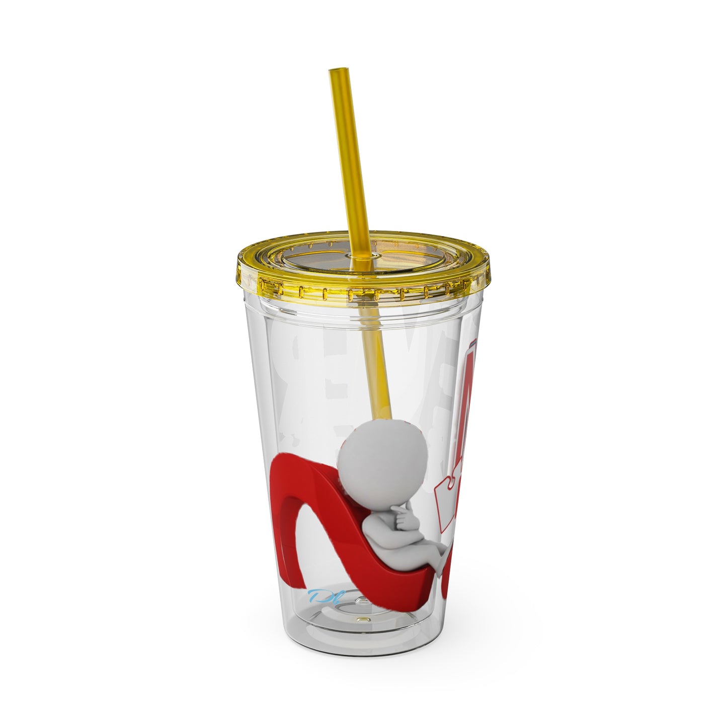 Sunsplash Tumbler with Straw, 16oz