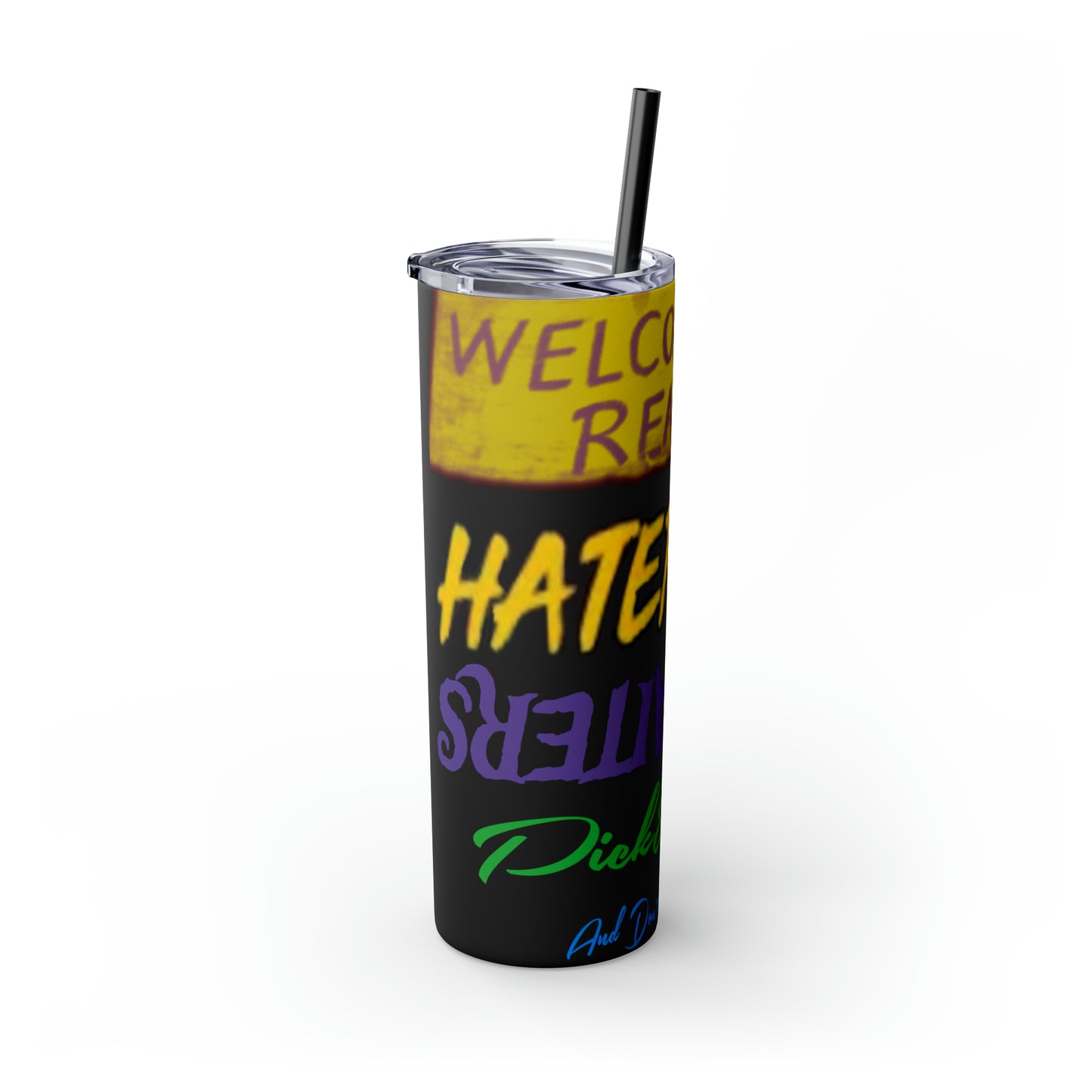Skinny Tumbler with Straw, 20oz