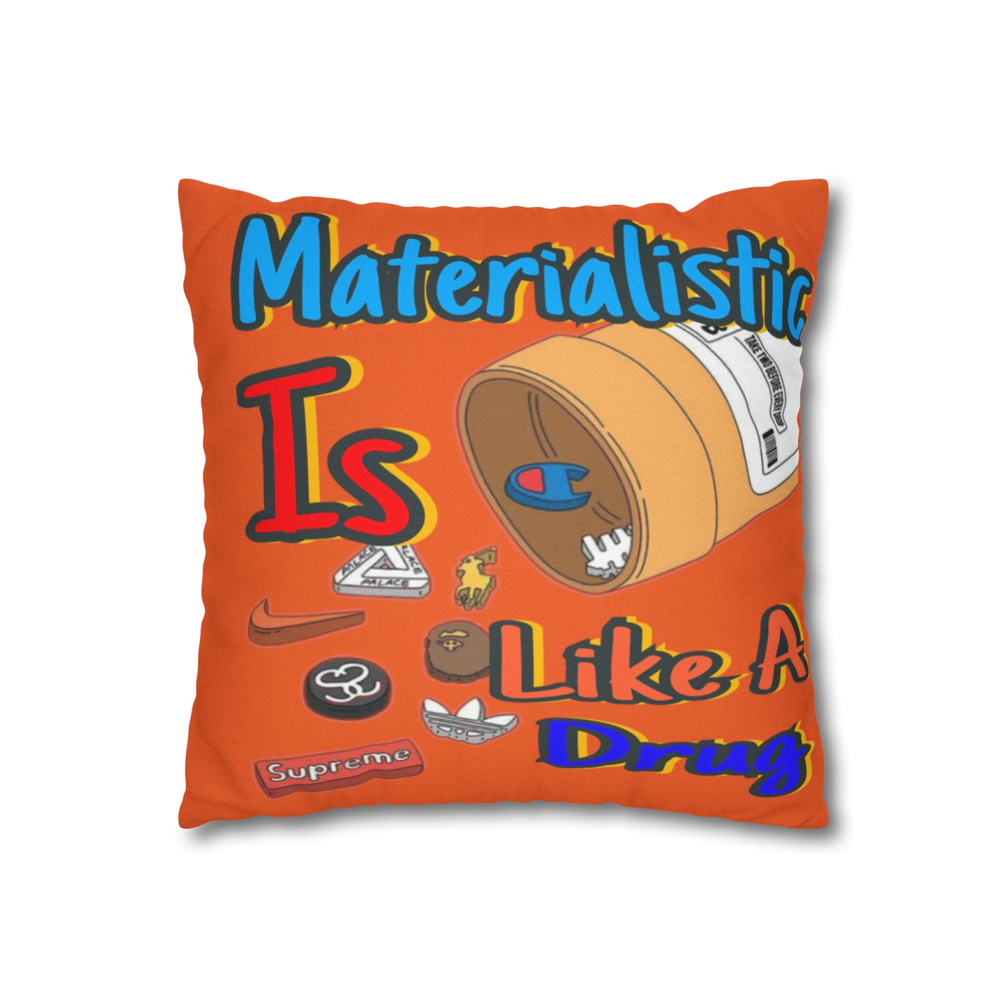 Spun Polyester Square Pillow Case