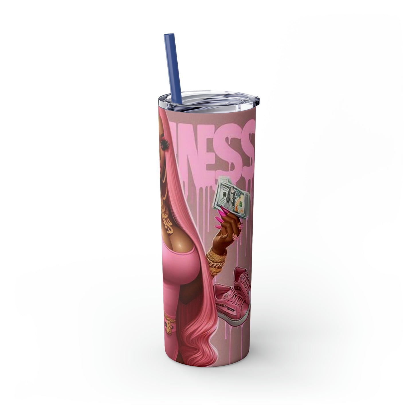 Skinny Tumbler with Straw, 20oz