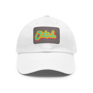 Dad Hat with Leather Patch (Rectangle)