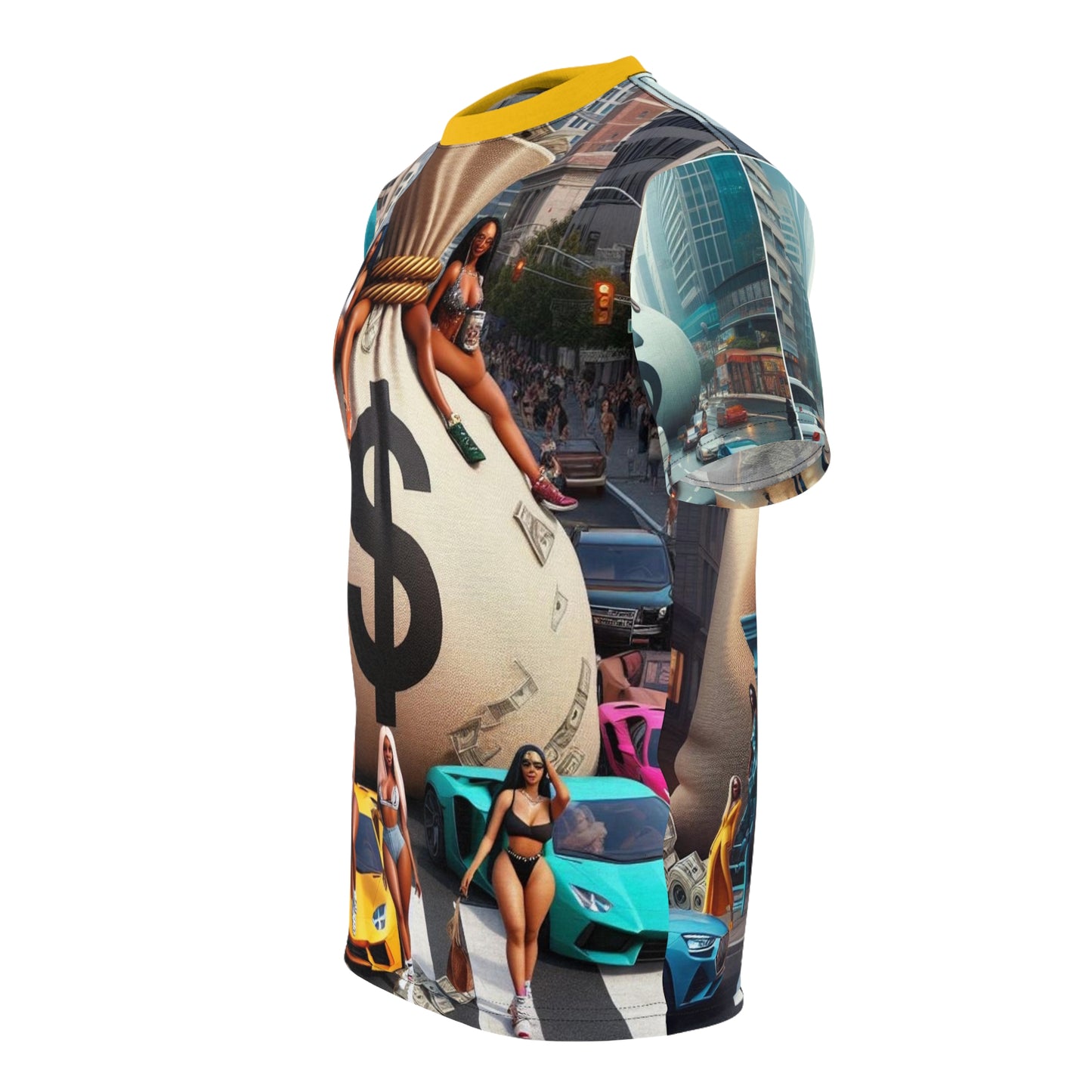 Unisex Cut & Sew Tee (AOP)