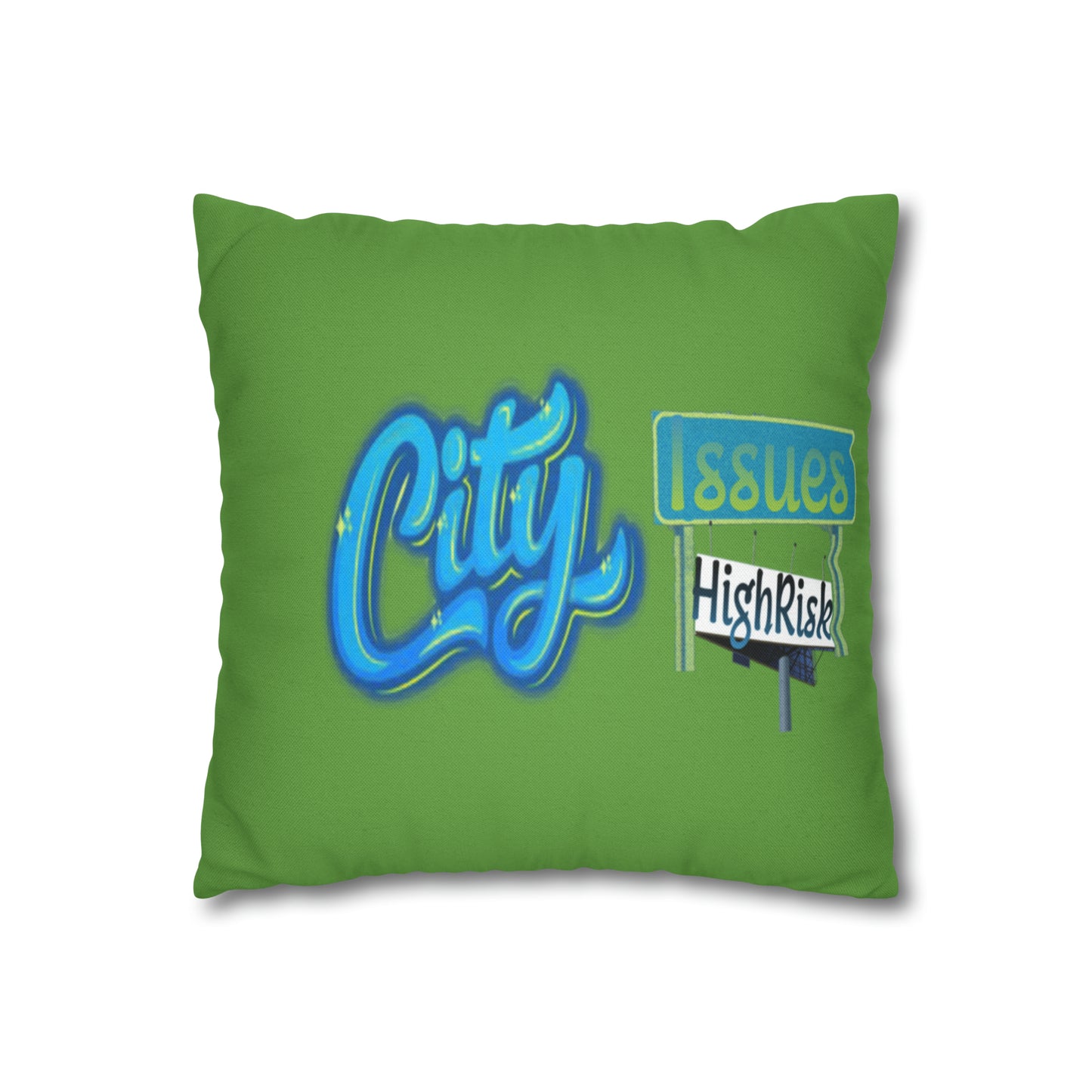 Spun Polyester Square Pillow Case