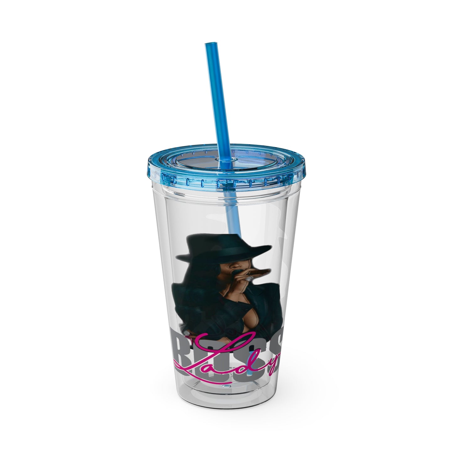 Sunsplash Tumbler with Straw, 16oz