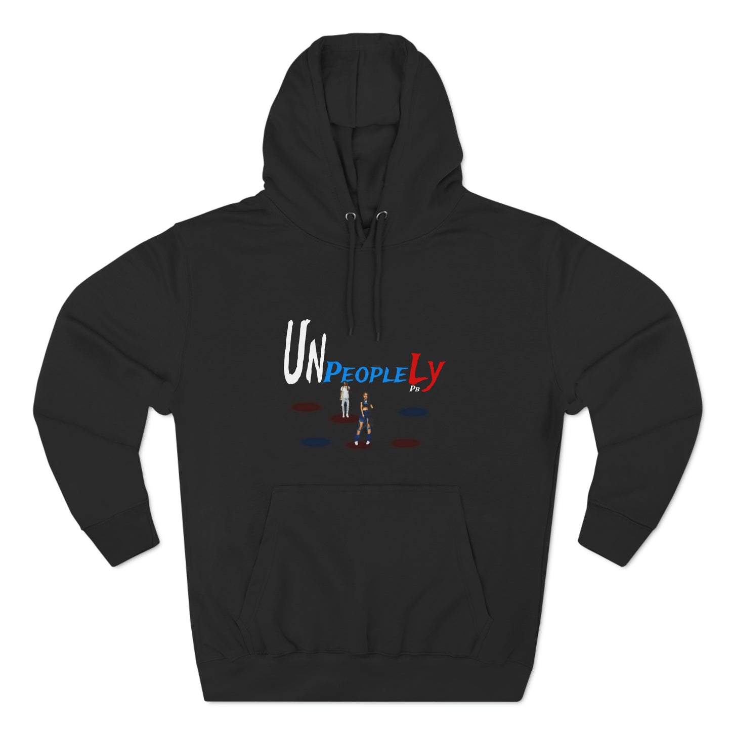 Three-Panel Fleece Hoodie