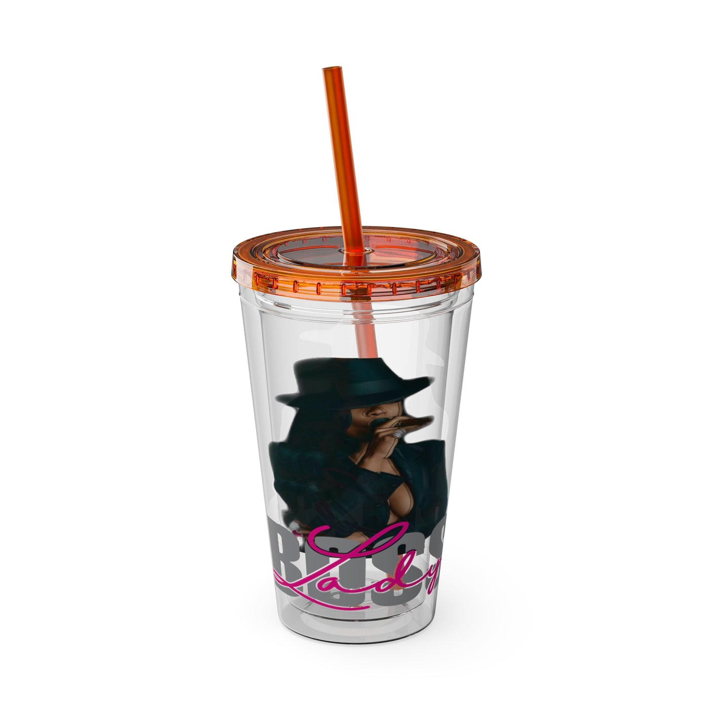 Sunsplash Tumbler with Straw, 16oz