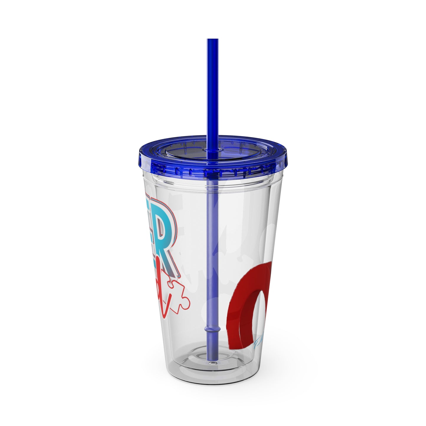 Sunsplash Tumbler with Straw, 16oz