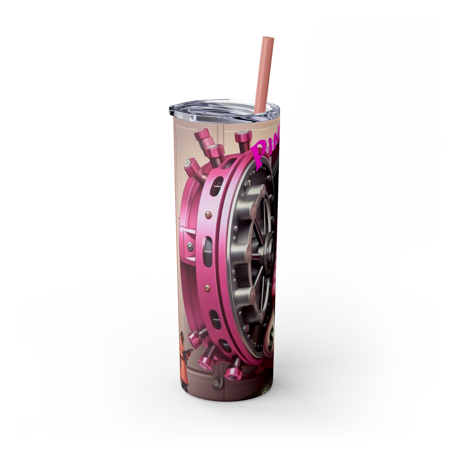 Skinny Tumbler with Straw, 20oz