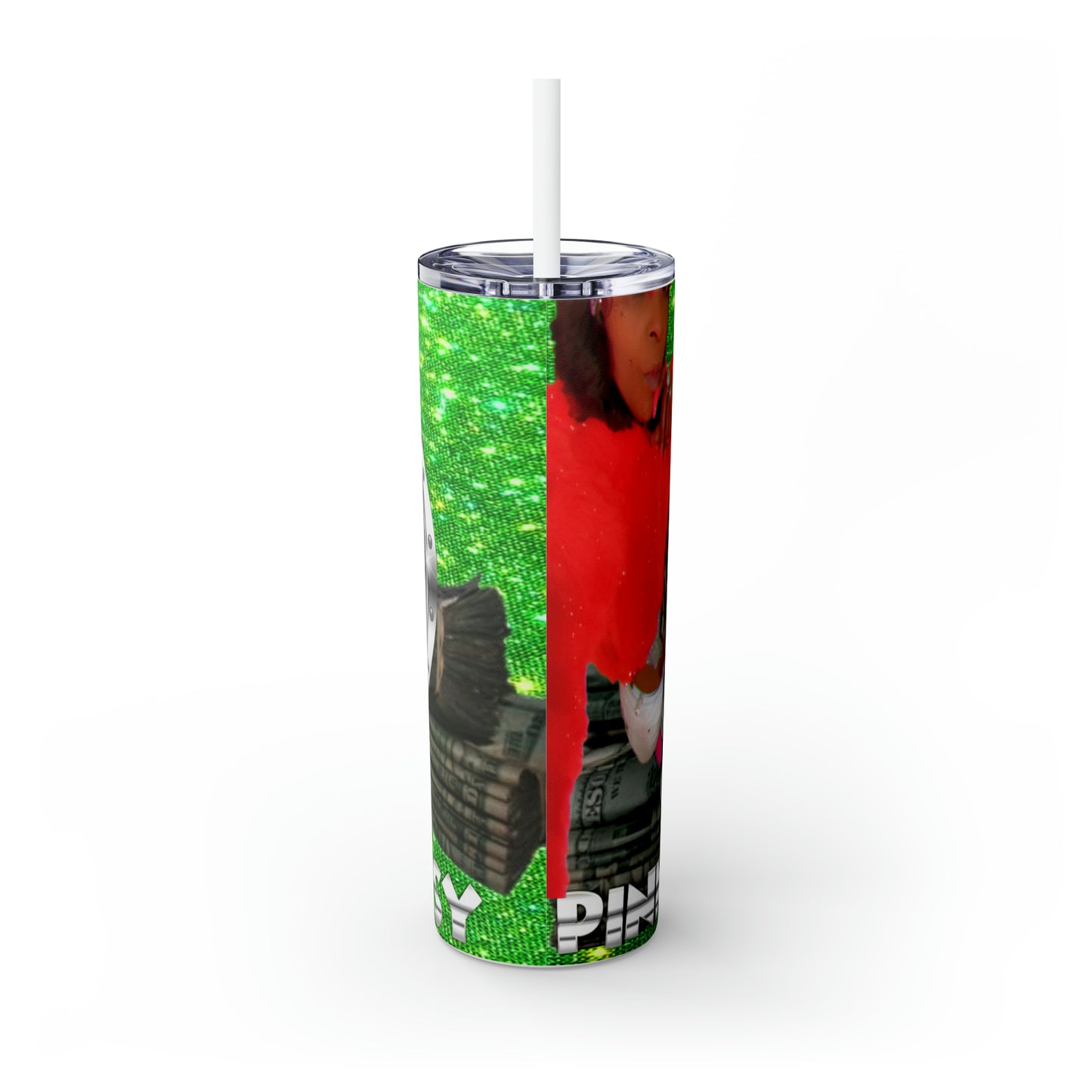Skinny Tumbler with Straw, 20oz