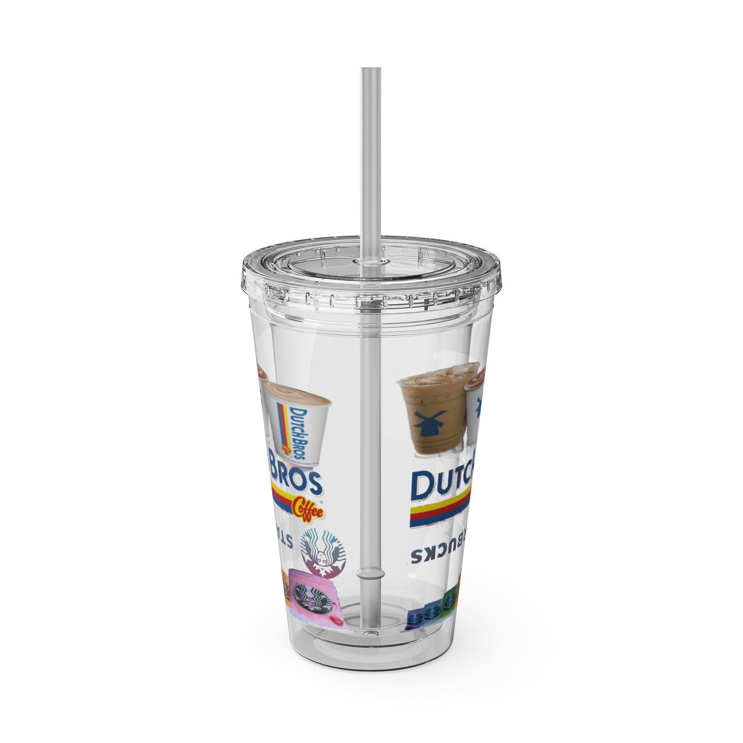Sunsplash Tumbler with Straw, 16oz