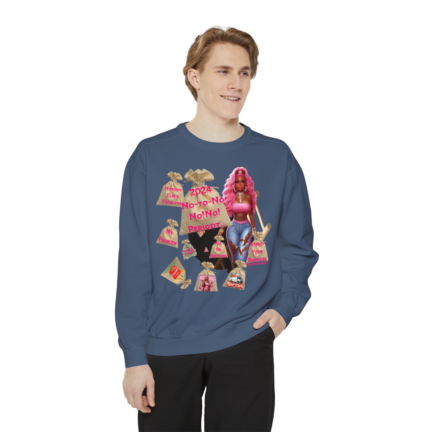 Unisex Garment-Dyed Sweatshirt