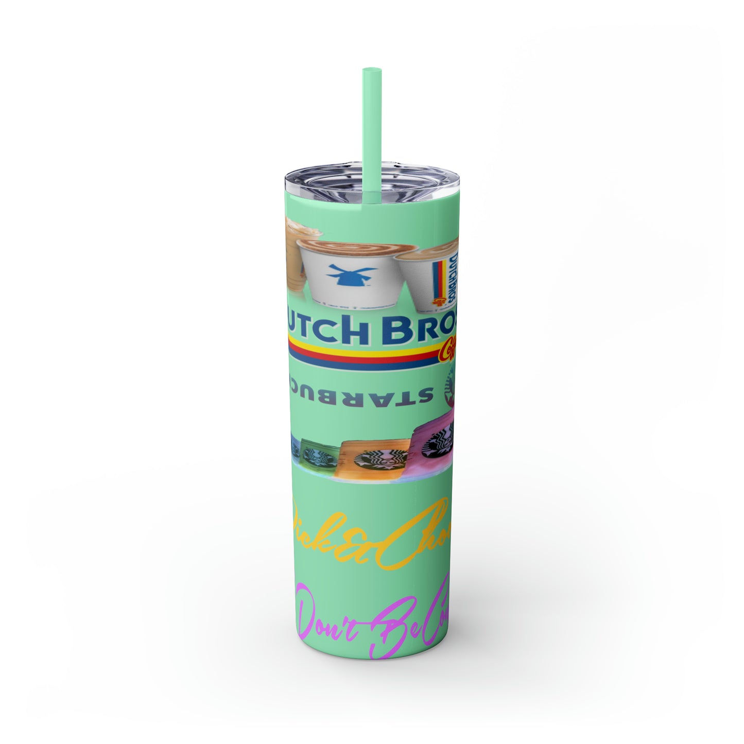 Skinny Tumbler with Straw, 20oz