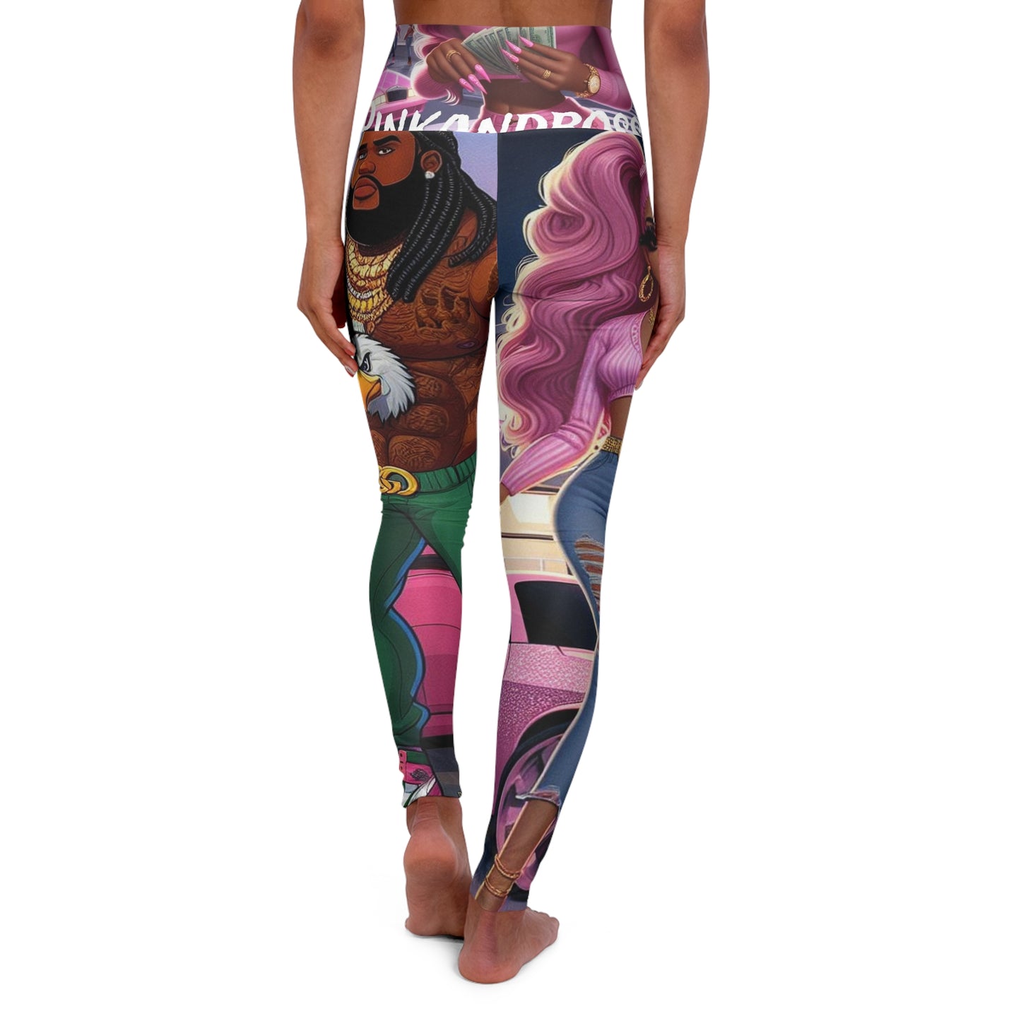 High Waisted Yoga Leggings (AOP)