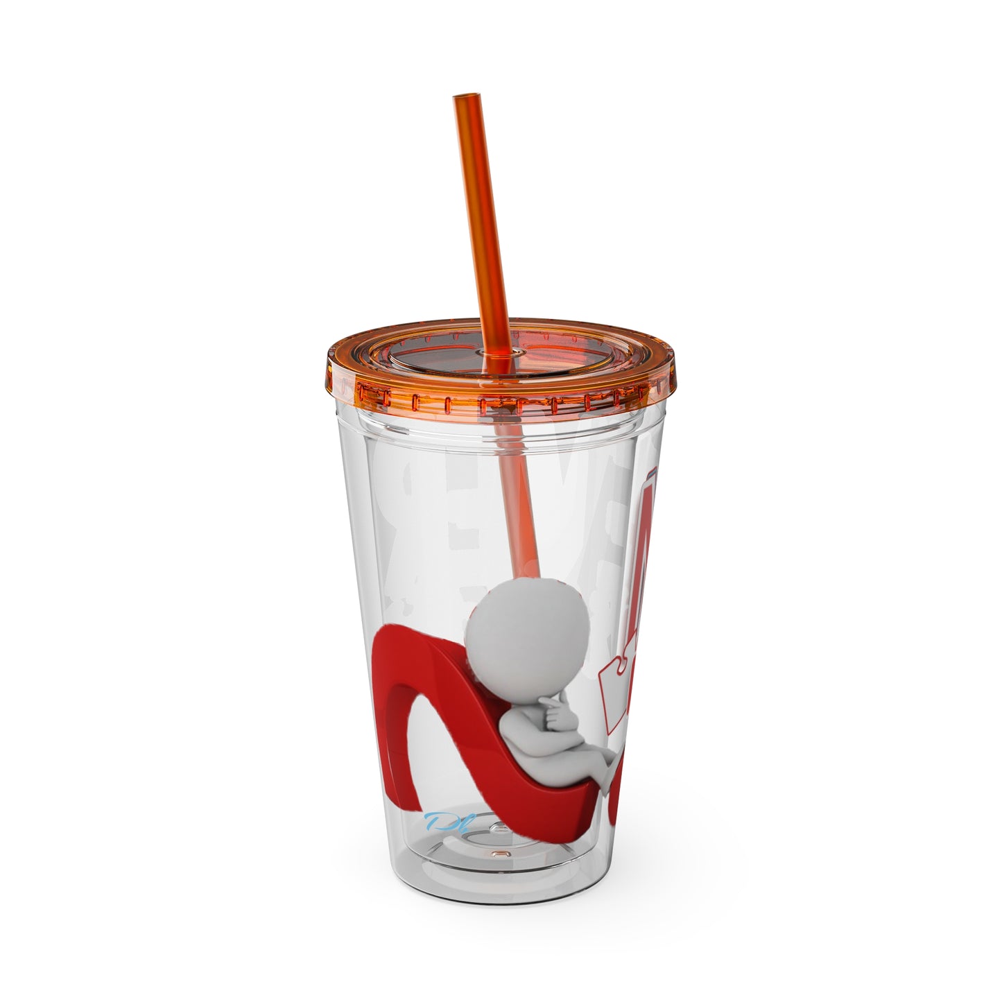 Sunsplash Tumbler with Straw, 16oz