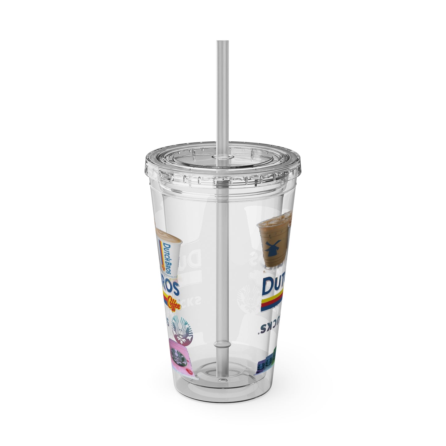 Sunsplash Tumbler with Straw, 16oz