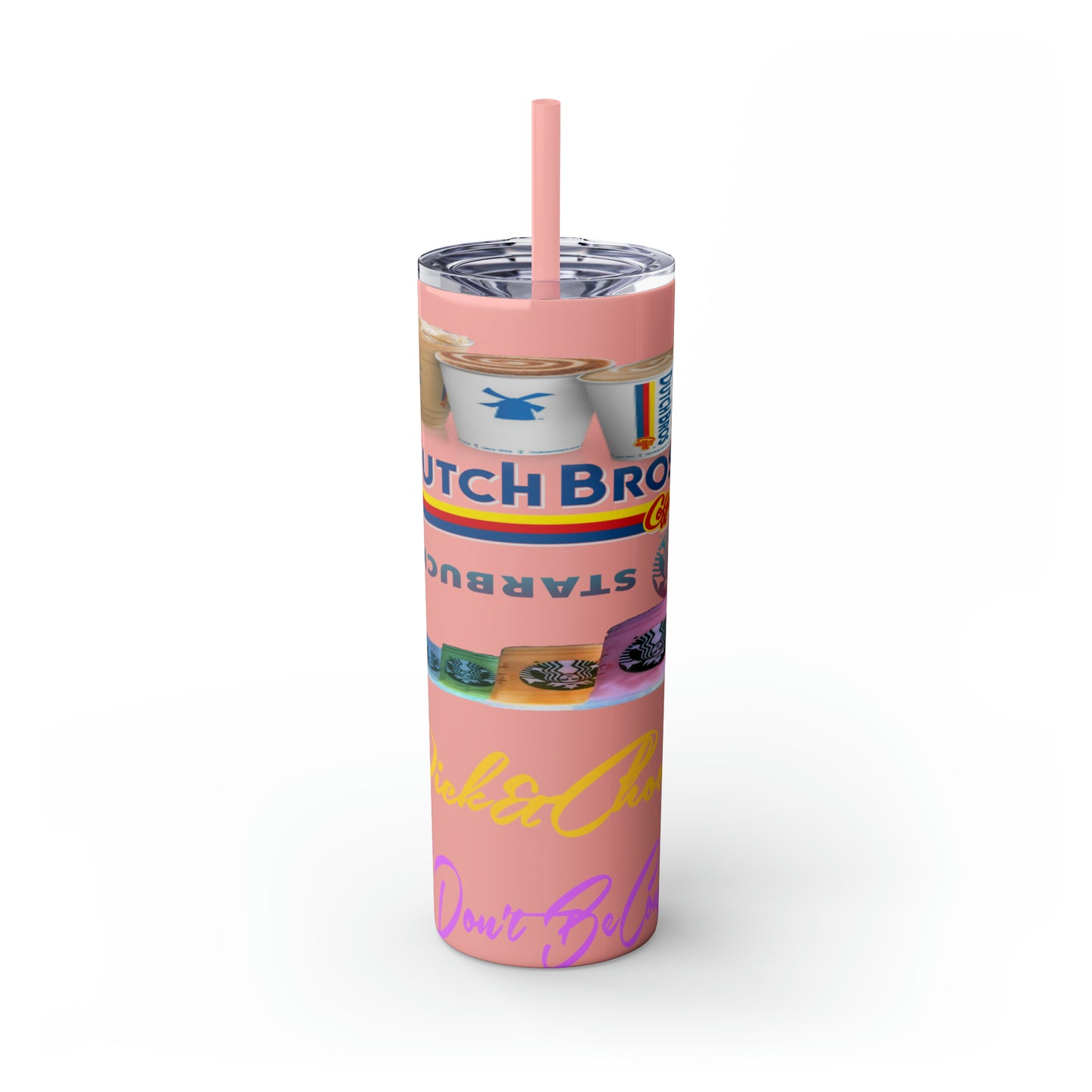 Skinny Tumbler with Straw, 20oz