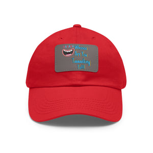 Dad Hat with Leather Patch (Rectangle)