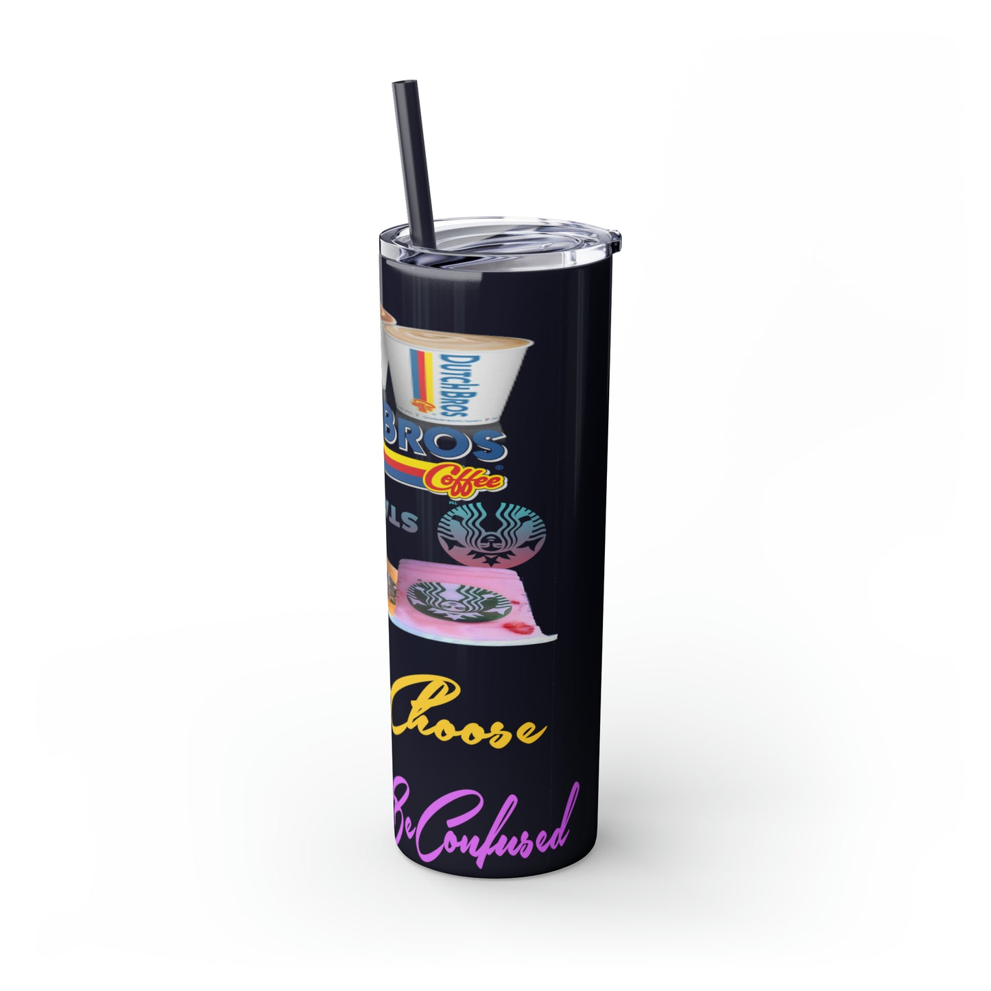Skinny Tumbler with Straw, 20oz