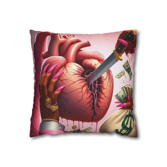 Spun Polyester Square Pillow Case