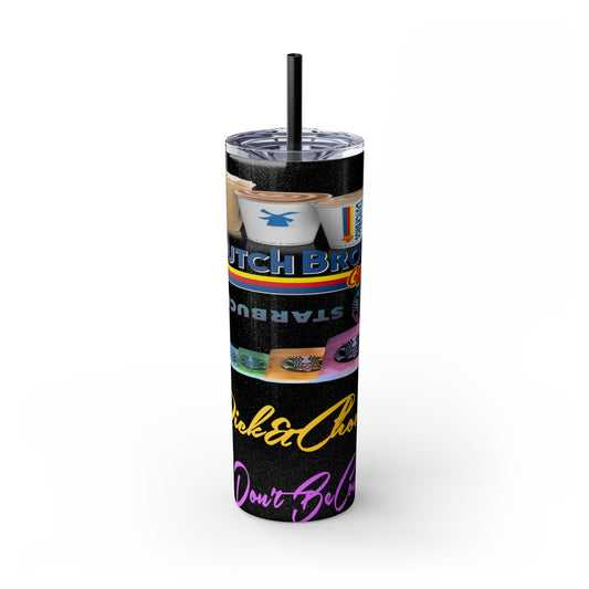 Skinny Tumbler with Straw, 20oz