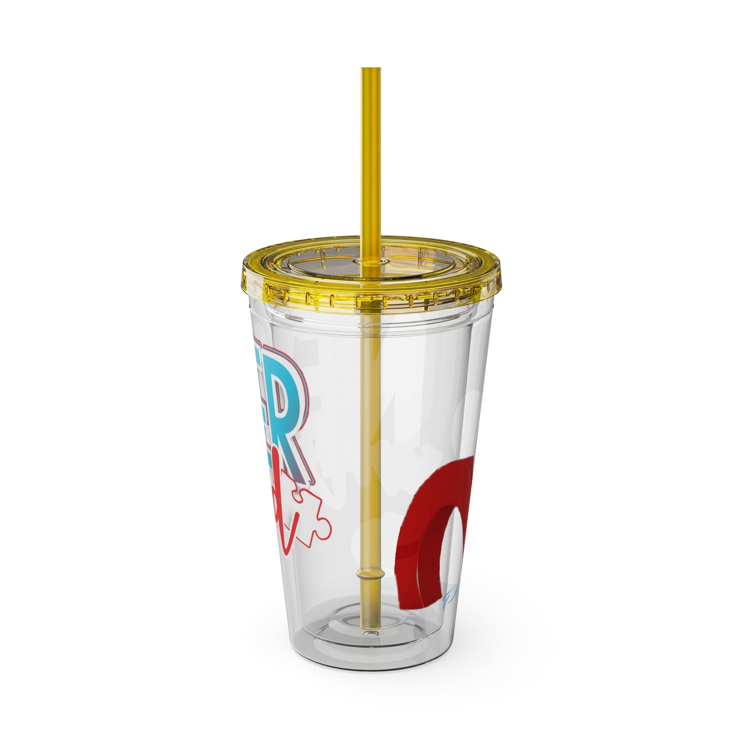 Sunsplash Tumbler with Straw, 16oz