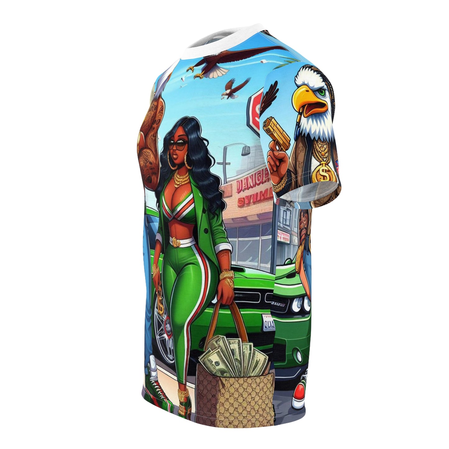 Unisex Cut & Sew Tee (AOP)