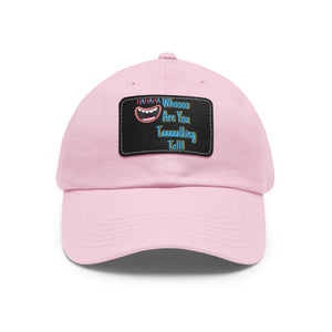 Dad Hat with Leather Patch (Rectangle)