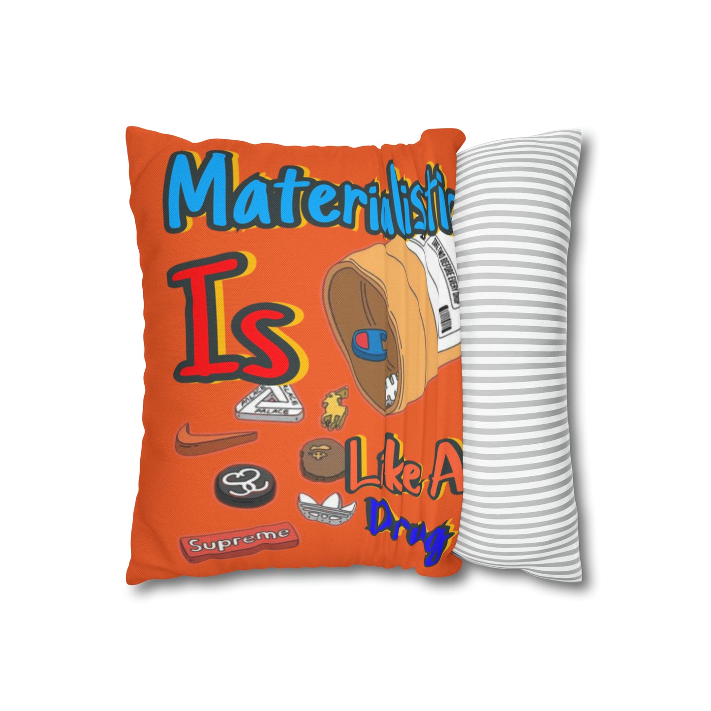 Spun Polyester Square Pillow Case