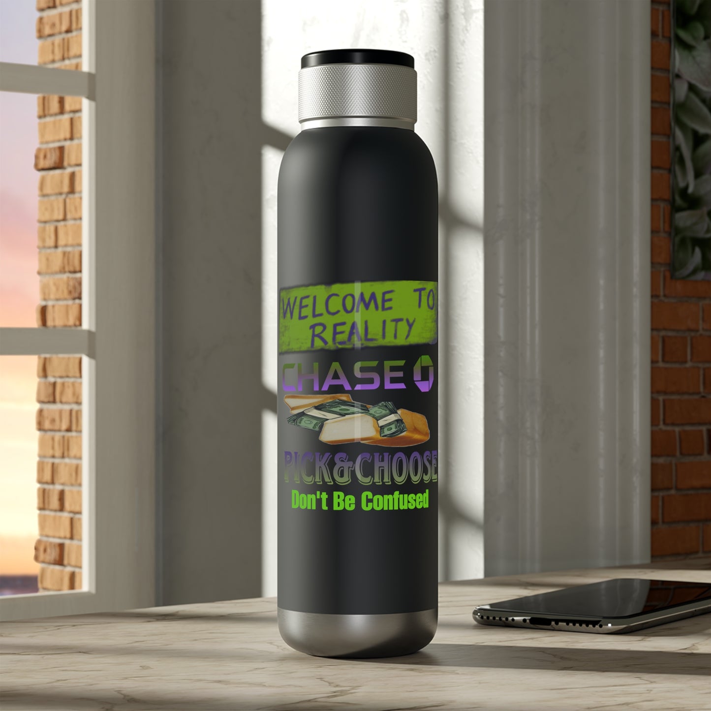 Soundwave Copper Vacuum Audio Bottle 22oz