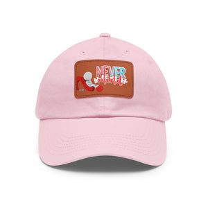 Dad Hat with Leather Patch (Rectangle)