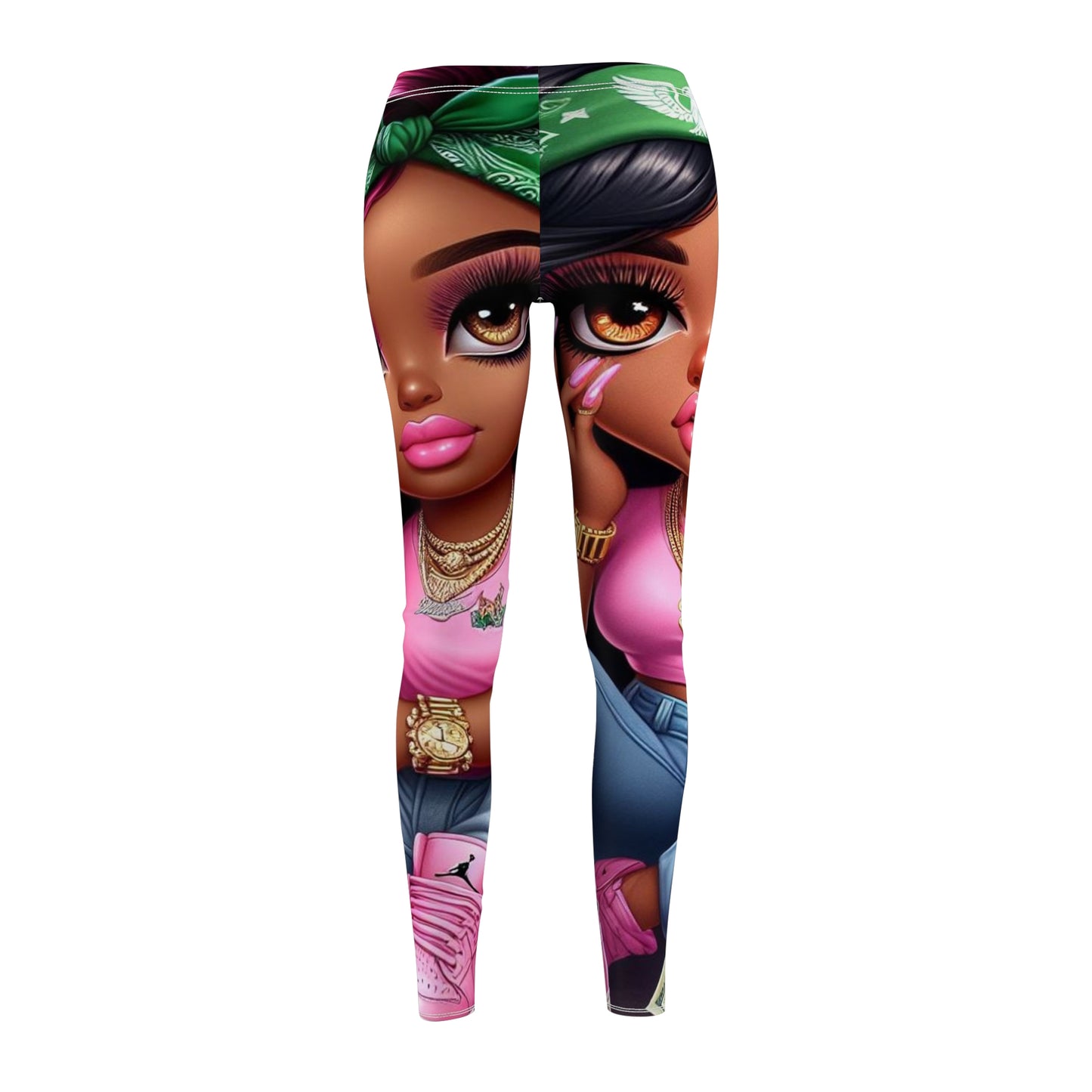 Women's Cut & Sew Casual Leggings (AOP)