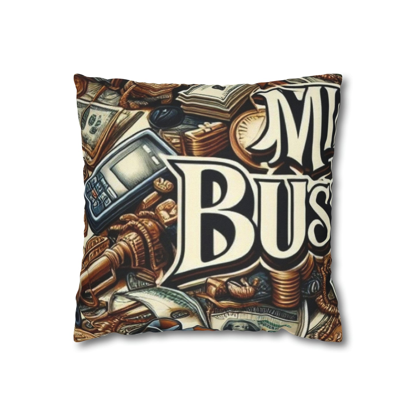 Spun Polyester Square Pillow Case