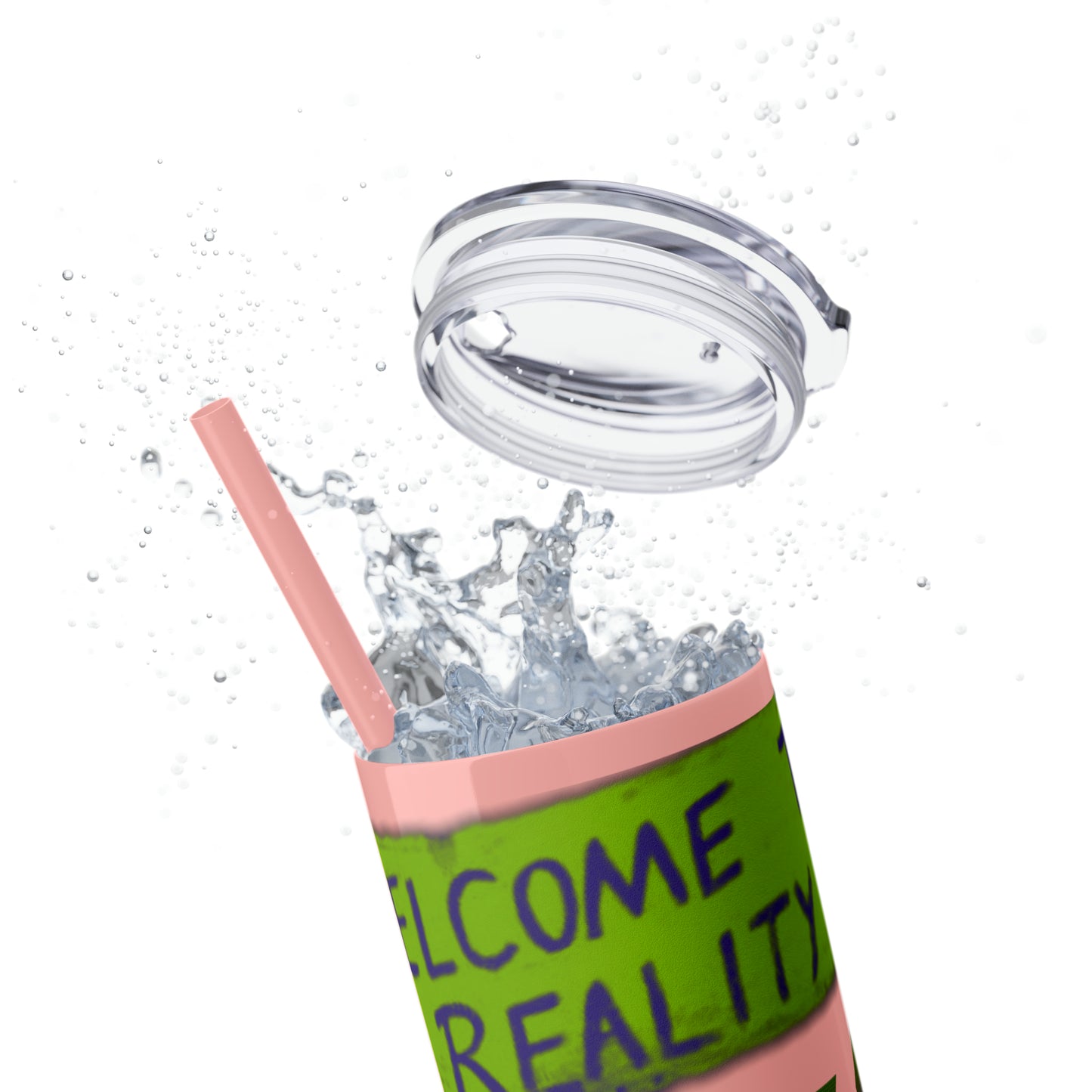 Skinny Tumbler with Straw, 20oz