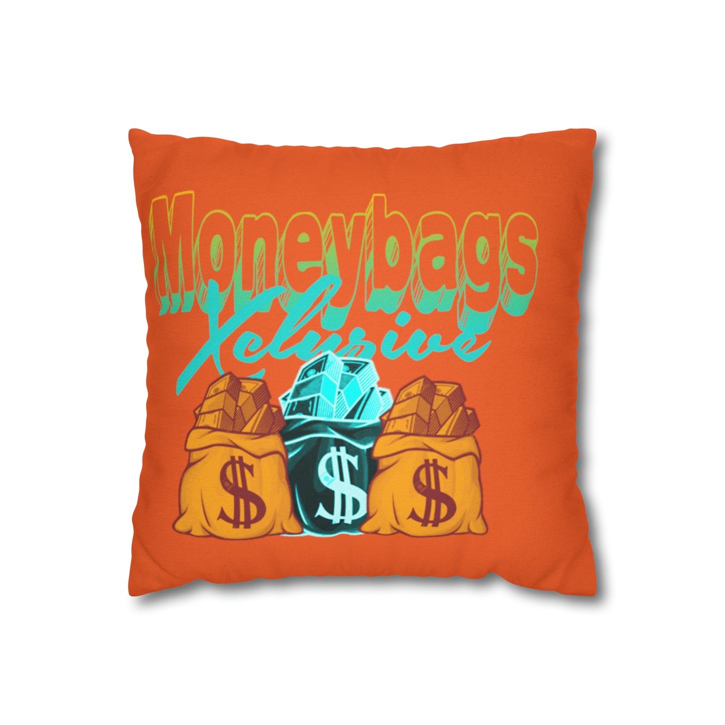 Spun Polyester Square Pillow Case