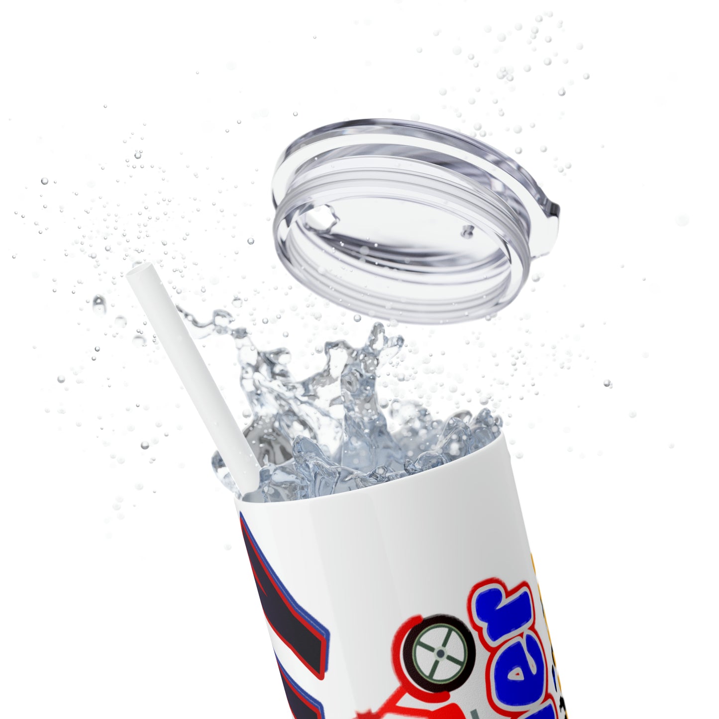 Skinny Tumbler with Straw, 20oz