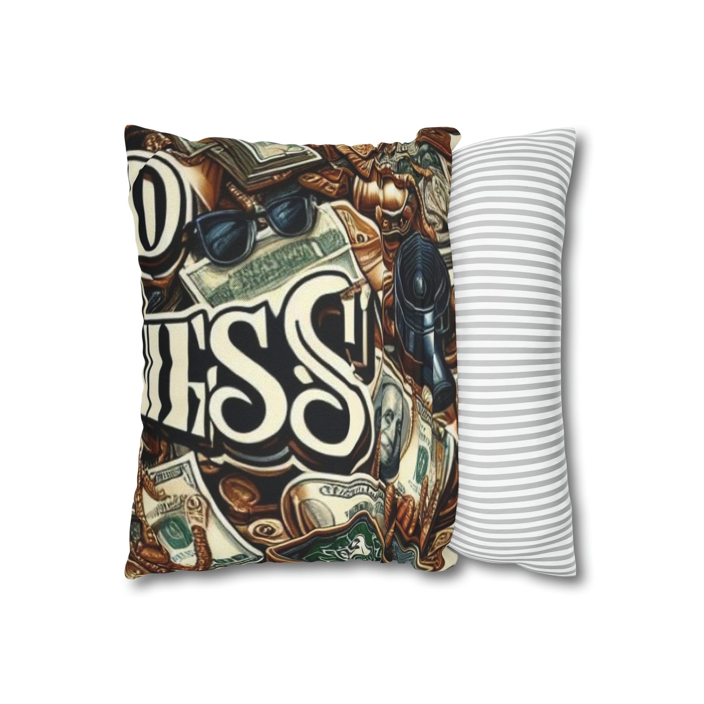 Spun Polyester Square Pillow Case