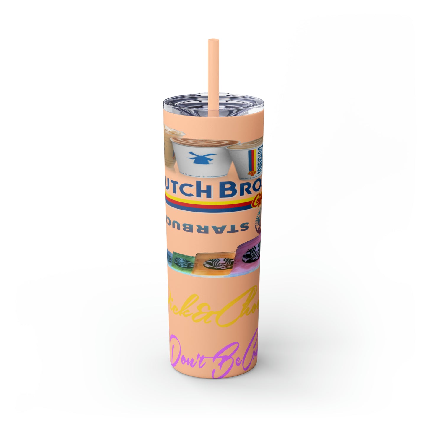Skinny Tumbler with Straw, 20oz