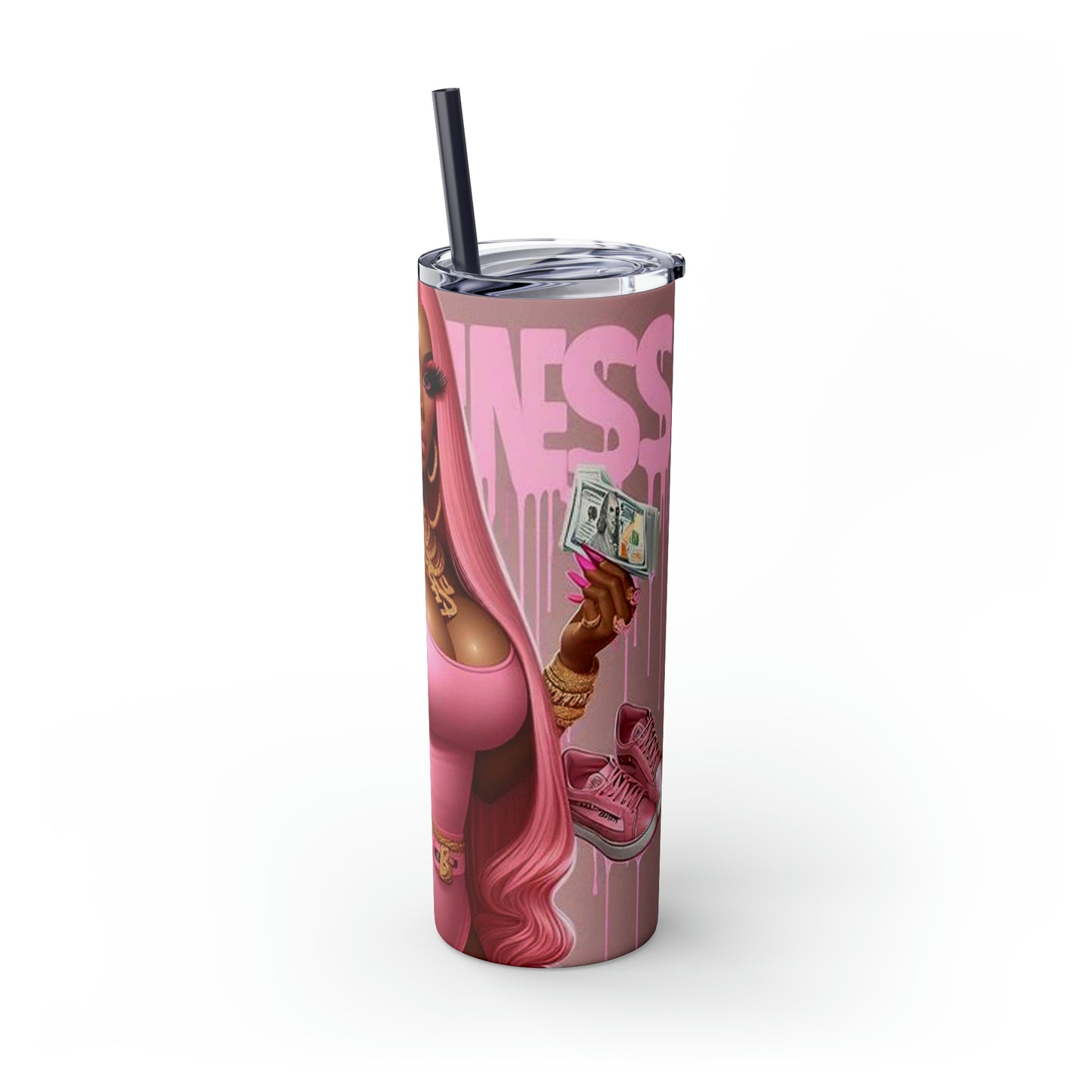 Skinny Tumbler with Straw, 20oz
