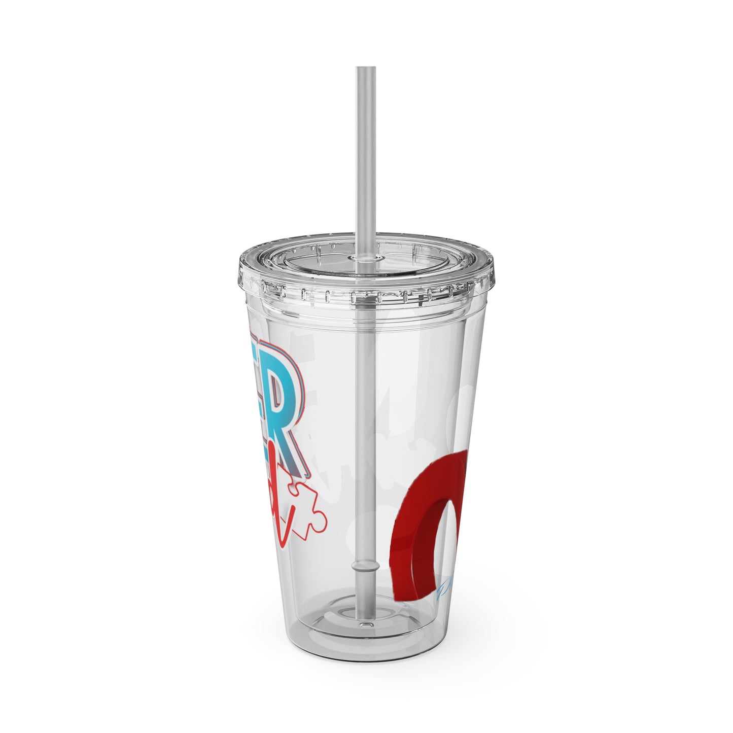 Sunsplash Tumbler with Straw, 16oz