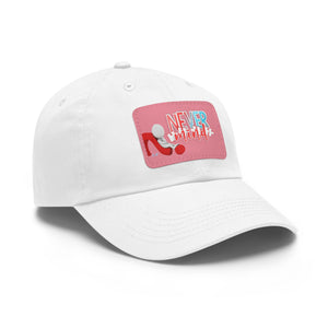 Dad Hat with Leather Patch (Rectangle)